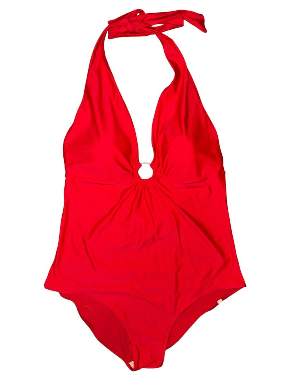 Summersalt The O-Ring Halter One Piece Swimsuit Red Size 18 NWOT - Picture 2 of 7